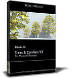 DOSCH 3D: Trees & Conifers for MaxwellRender